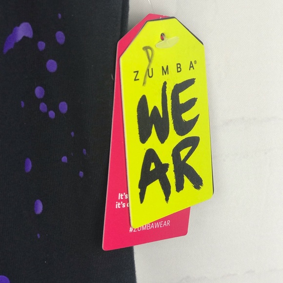 NWT: Zumba WEAR- Black tank size unknown SEE measurements - Picture 2 of 5